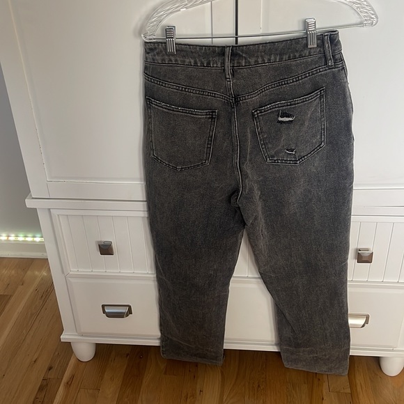 Pacsun Faded Black Ripped Mom Jeans - Picture 2 of 4